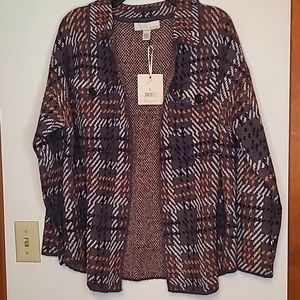 NWT By Design Sweater shacket L